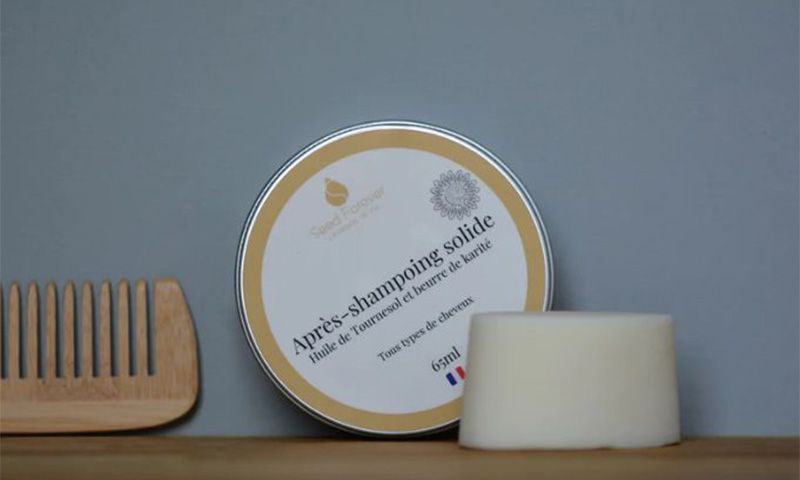 Après- shampoing solide Tournesol& Karité 60g